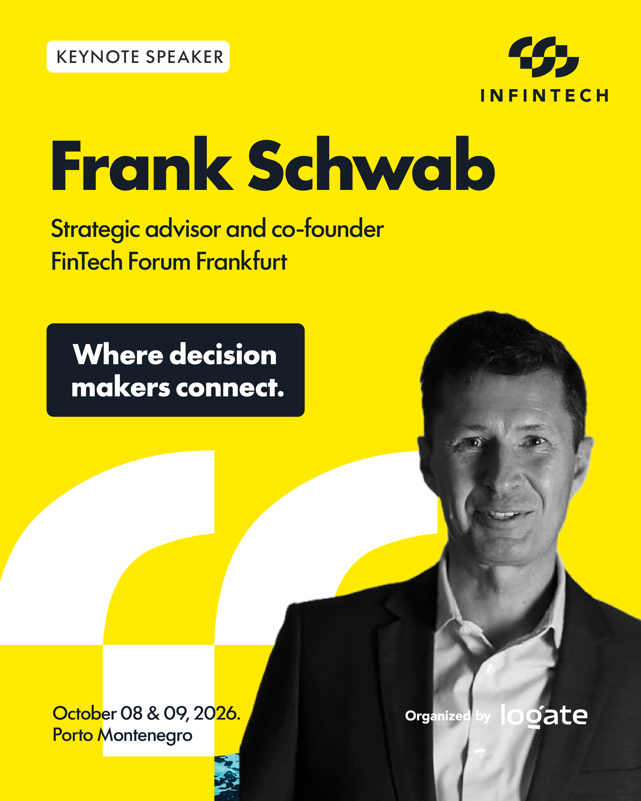 Frank Schwab, Keynote Speaker, INFINTECH 2026
